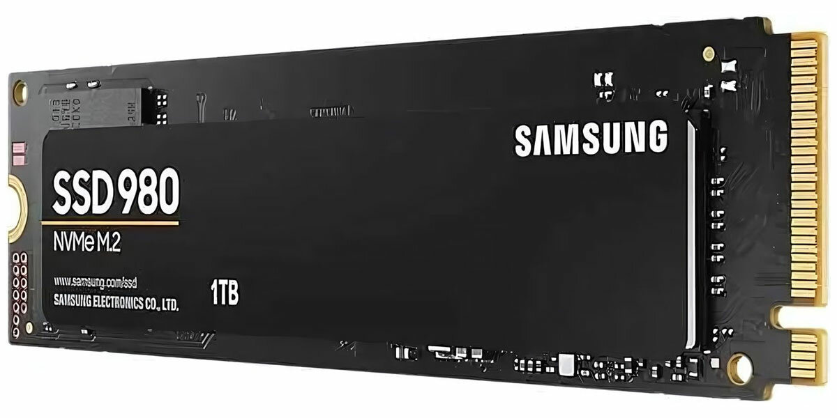Накопитель SSD Samsung M.2 980 1000 Гб PCIe 3bit MLC (TLC) MZ-V8V1T0BW — фото 1