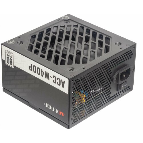 Блок питания Accord ATX 400W ACC-W400P 80 PLUS WHITE 204pin 120mm fan 6xSATA 2745₽