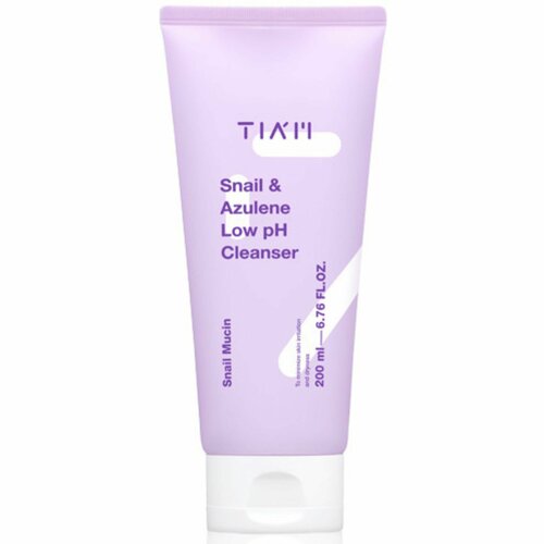 Tiam Успокаивающий гель для умывания с муцином улитки и азуленом Snail Azulene Low pH Cleanser 200 мл 990₽