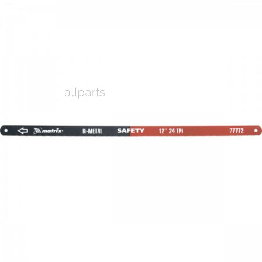 MATRIX 77772 Полотна для ножовки по металлу 300 мм 24 TPI биметаллическое 2 шт MATRIX 77772 MATRIX 77772