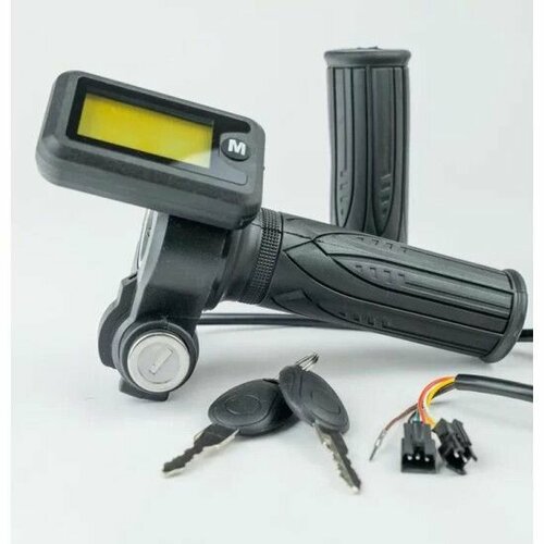 Ручка газа с дисплеем и замком зажигания для электросамоката электровелосипеда 2771₽