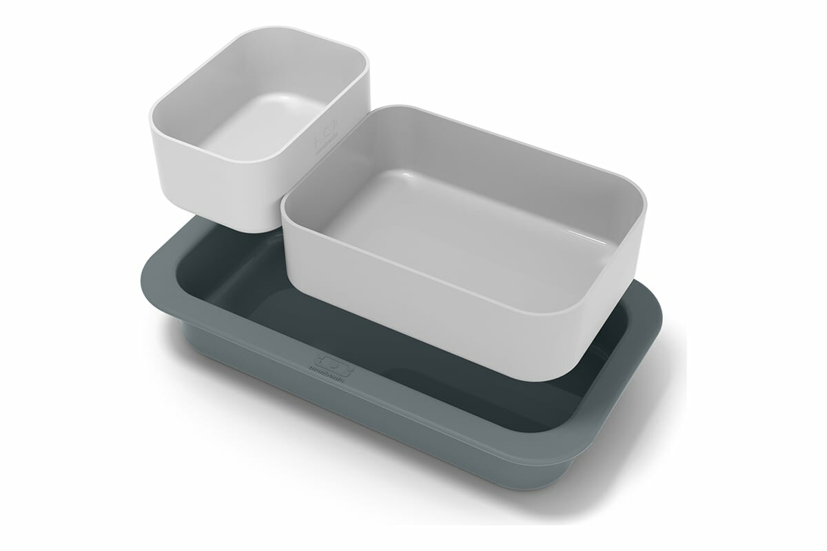 Monbento Силиконовые формы для ланч-боксов MB Silicase серые 26230030