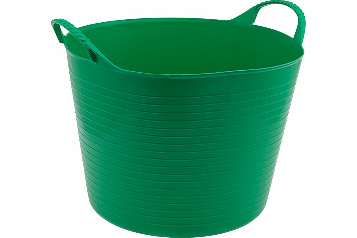 СИБРТЕХ Ведро гибкое сверхпрочное 40л, зеленое // 67506