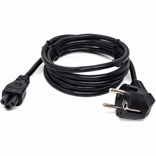 Кабель питания Filum FL-PC10-EU-C5-1.8M CEE 7/7- С5, 3х0.75мм², 220В, 10A, чёрный, 1.8м