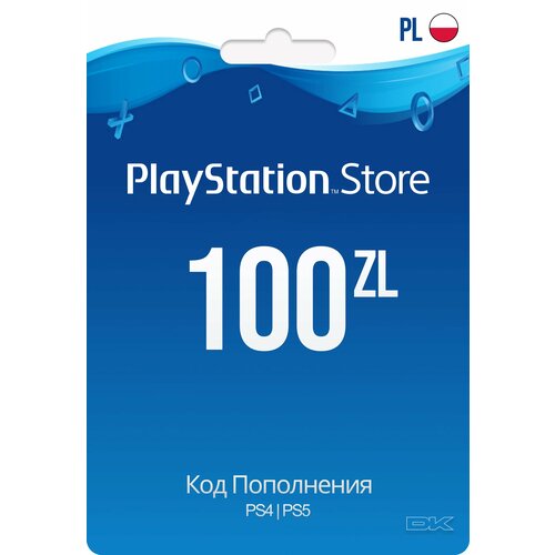 Код пополнения счета PlayStation Store на 100 PL ZL Gift Card Польша 2990₽