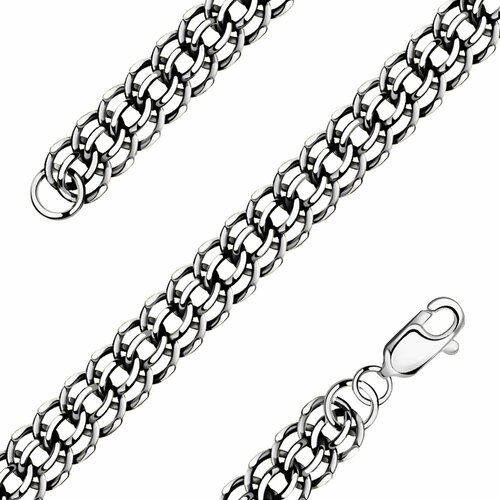 Цепь Diamant online, серебро, 925 проба, чернение, длина 55 см, средний вес 28.19 г, , серебристый