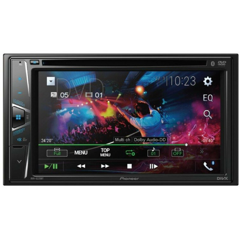Автомагнитола Pioneer DMH-G225BT типоразмер 2DIN максимальная мощность 4x50Вт (1903894)