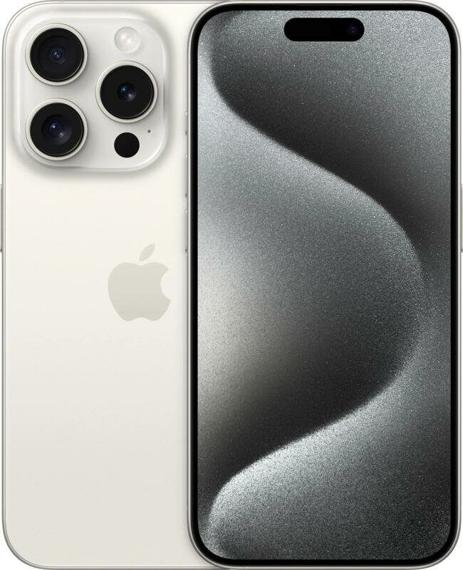 Смартфон Apple iPhone 15 Pro, 512Gb, nano SIM+eSIM, White (Белый)