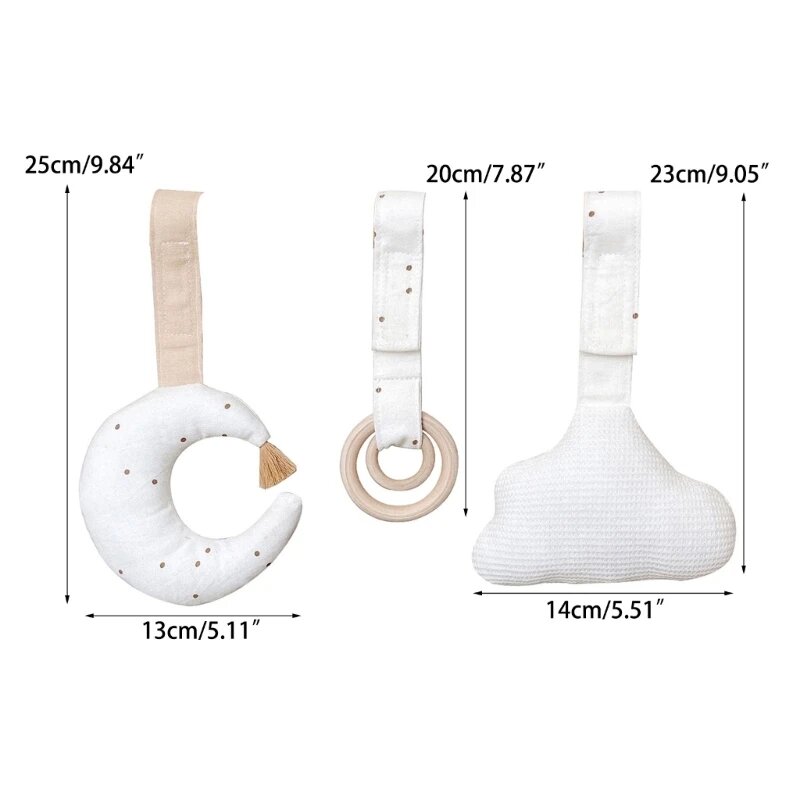 Деревянные подвески для детской гимнастики OOTDTY