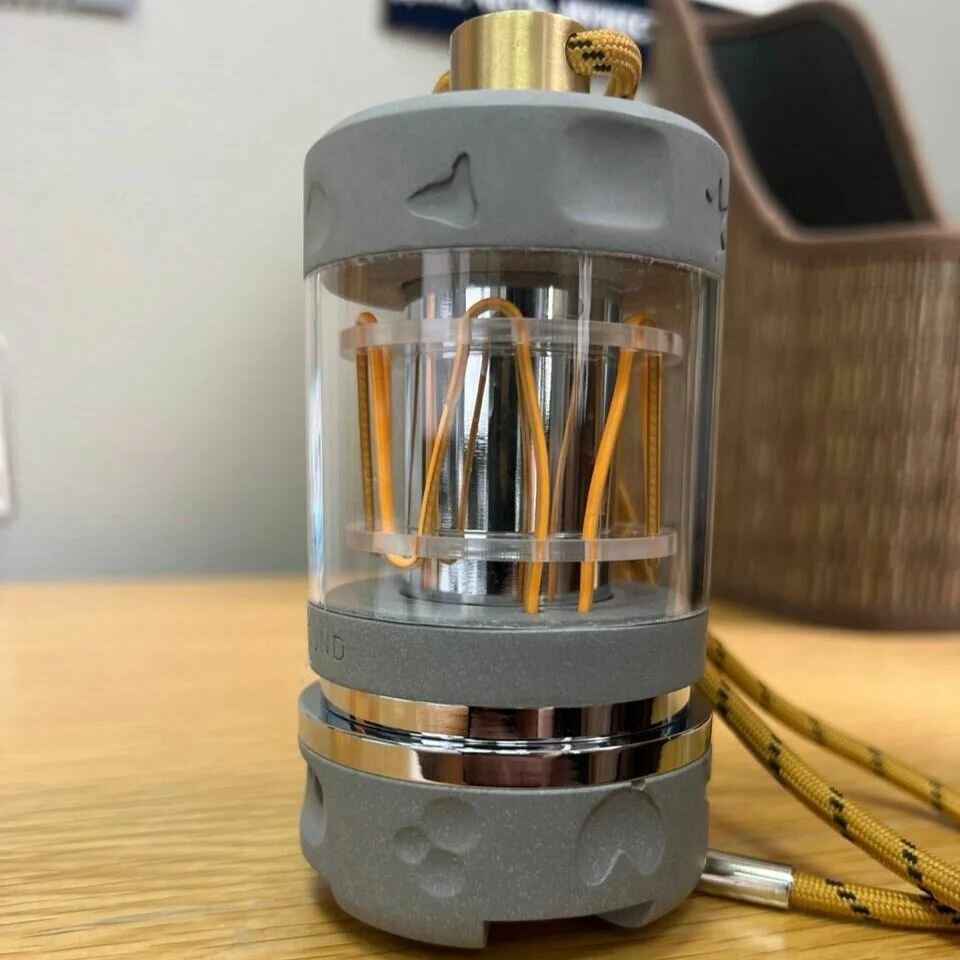 Лампа настольная Glamping Lighting T gray, 82380-T gray, Стиль Скандинавский