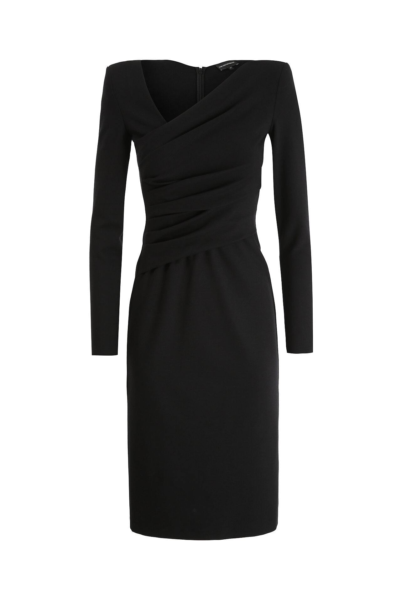 Платье EMPORIO ARMANI, размер 44, черный