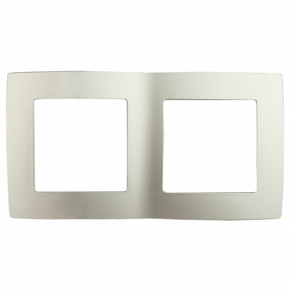 Рамка на 2 поста Эра шампань.