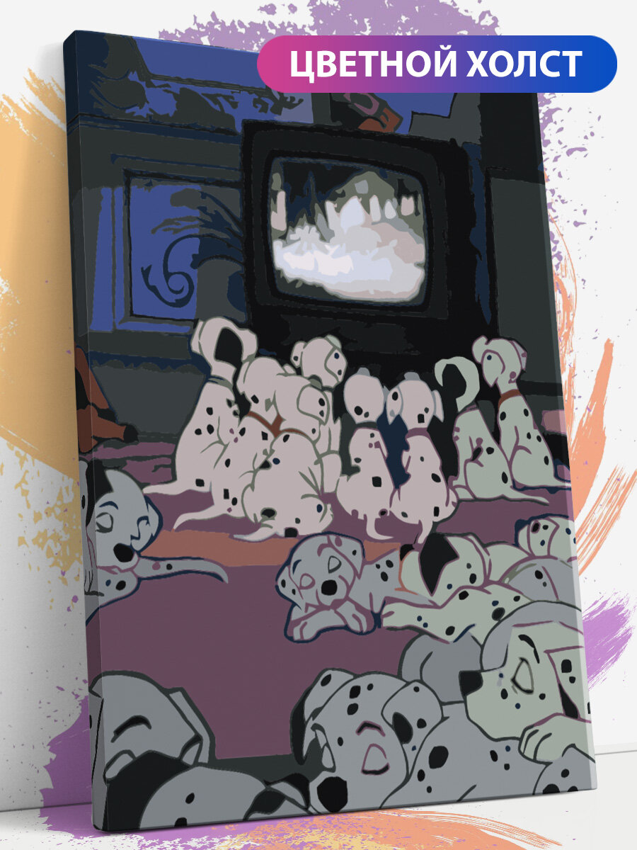 Картина по номерам на холсте с подрамником 