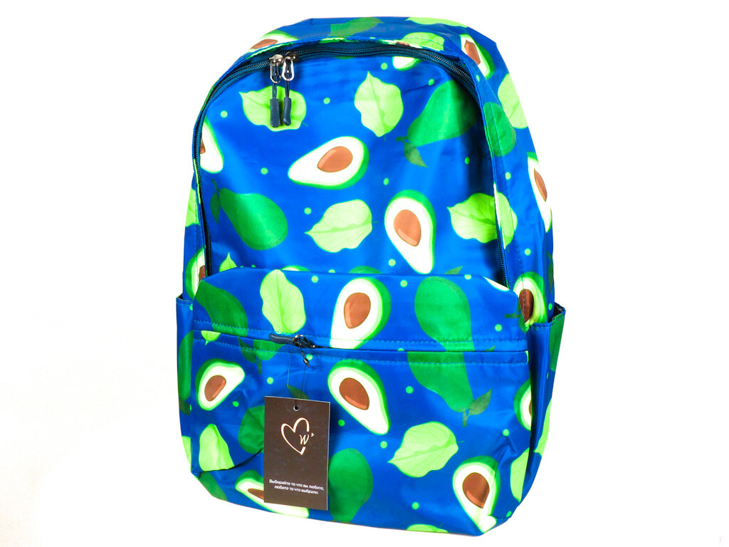 Рюкзак , синий/зеленый — фото 1