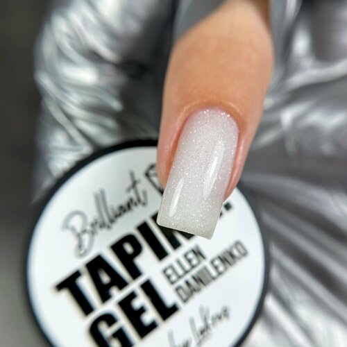 фото Гель-тейпинг моделирующий lakres taping gel brilliant white 15 мл