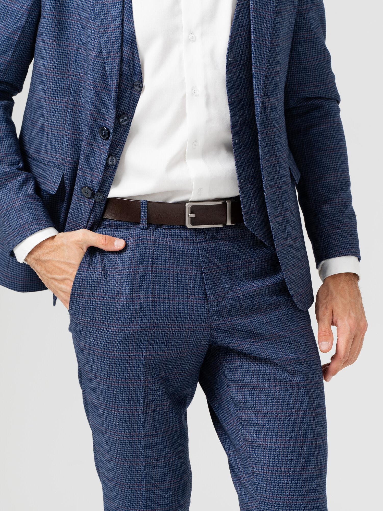 Ремень FAUSTINI для мужчин и женщин, размер 120, коричневый — фото 1