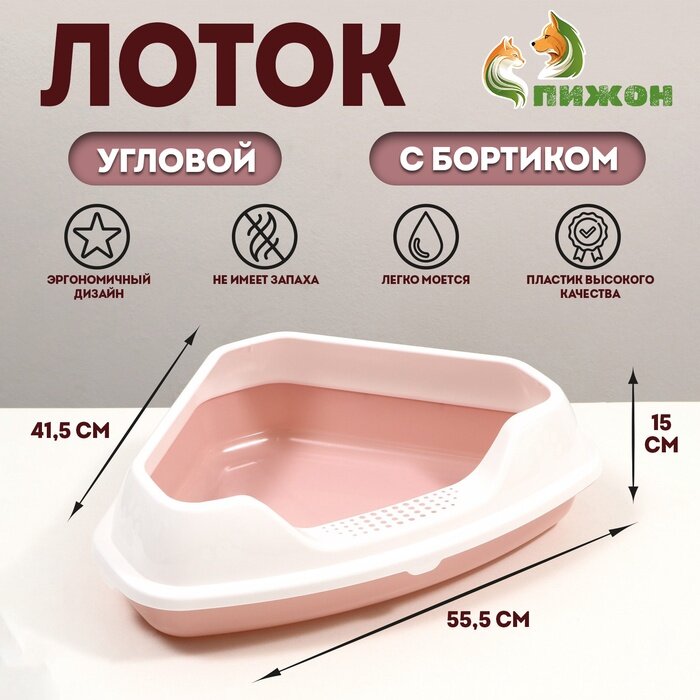 Туалет угловой с рамкой Лекси