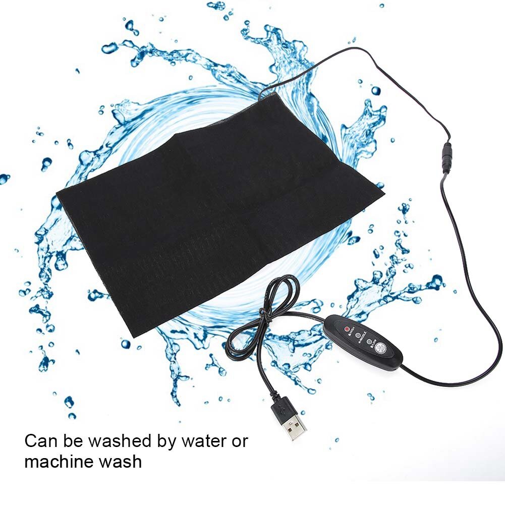 Электрорадиаторы Black Cloth Heater, Pratical Portable Waist Heating Mat, Washed for Lumbar Warming Neck