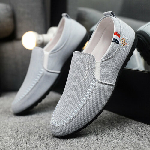 фото Мокасины moocie, размер длина стопы 26.5 см., gray