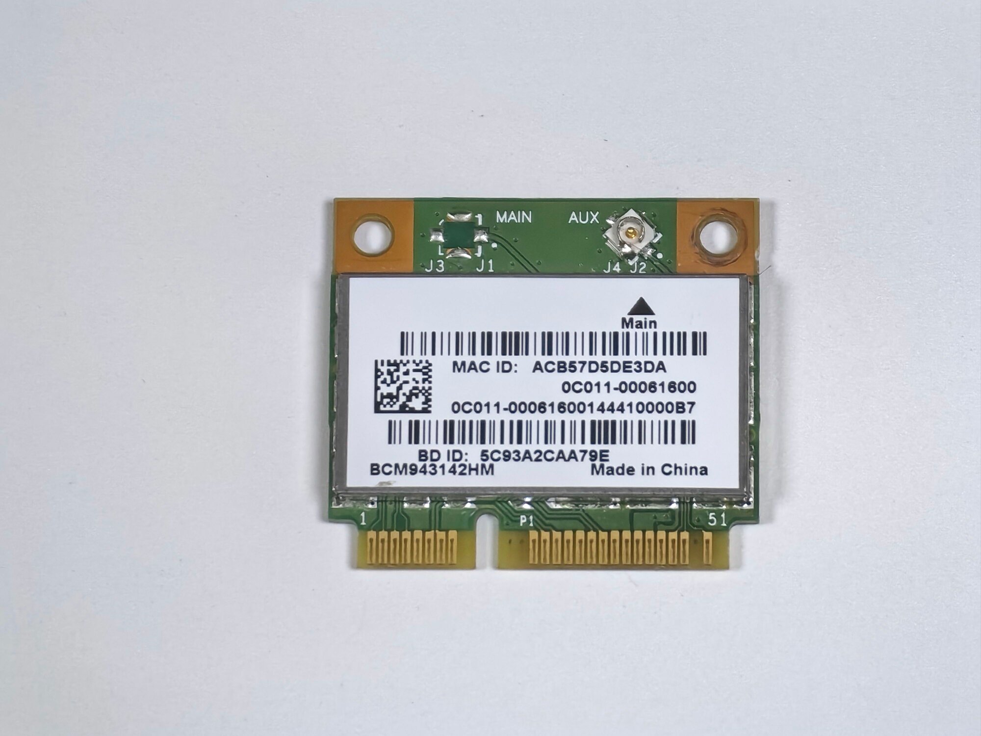 Wi-Fi модуль для ноутбука Broadcom BCM943142HM