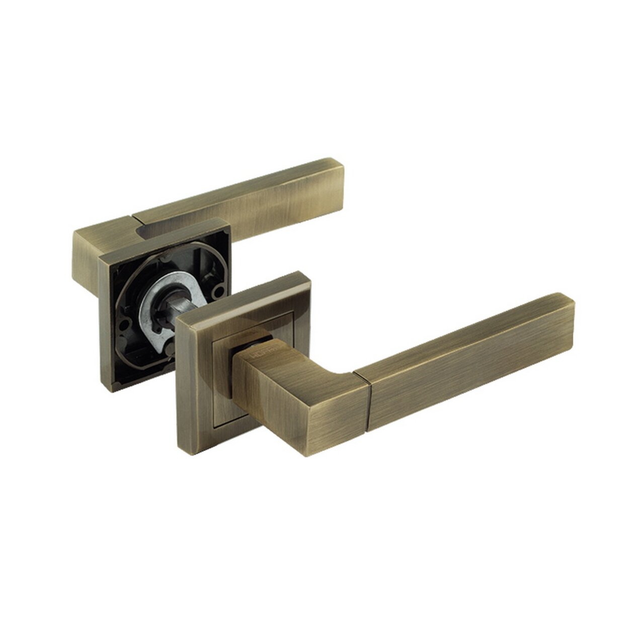 Ручка дверная нора-м 109К AL старая бронза