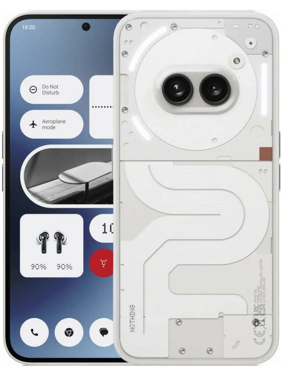 Смартфон Nothing Phone (2a) 12/256Гб, Global, Dual nano SIM, белый