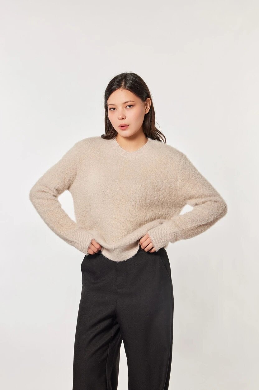 Джемпер Selfie, размер S, бежевый — фото 1