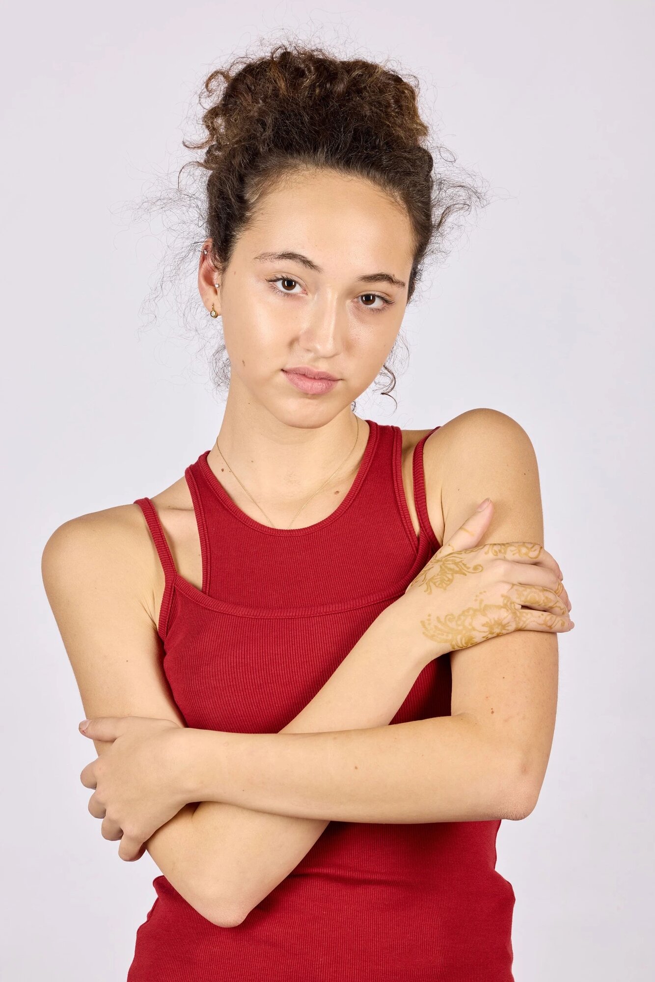 Топ Selfie, размер XS, бордовый — фото 1