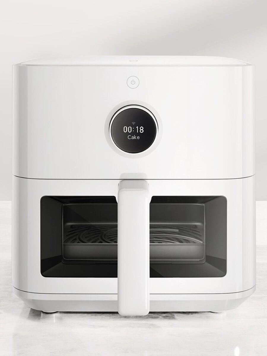 Аэрогриль Xiaomi Smart Air Fryer, 5.5 л, мощность 1600Вт, с таймером, белый