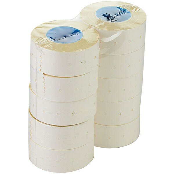 Этикет-лента 21*12/1000 белая прямая (150), 10 шт (Xelon, Россия)