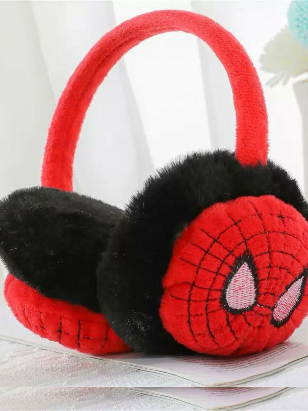 Наушники  для взрослых и детей, размер 3-14 лет, алый — фото 1