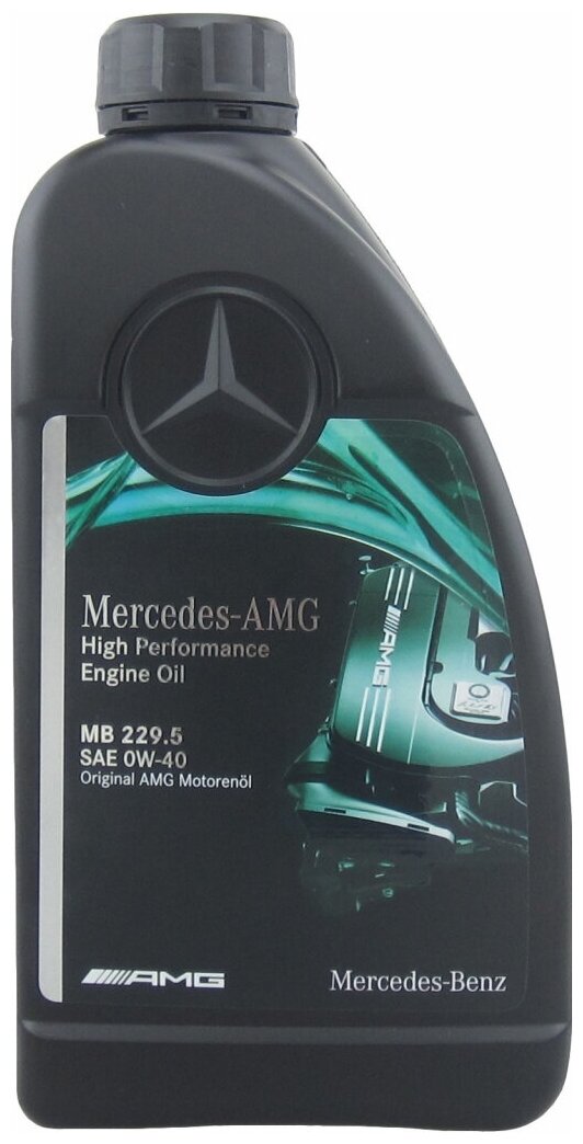 Синтетическое моторное масло Mercedes-Benz MB 229.5 0W-40 (AMG), 1 л, 1 шт.