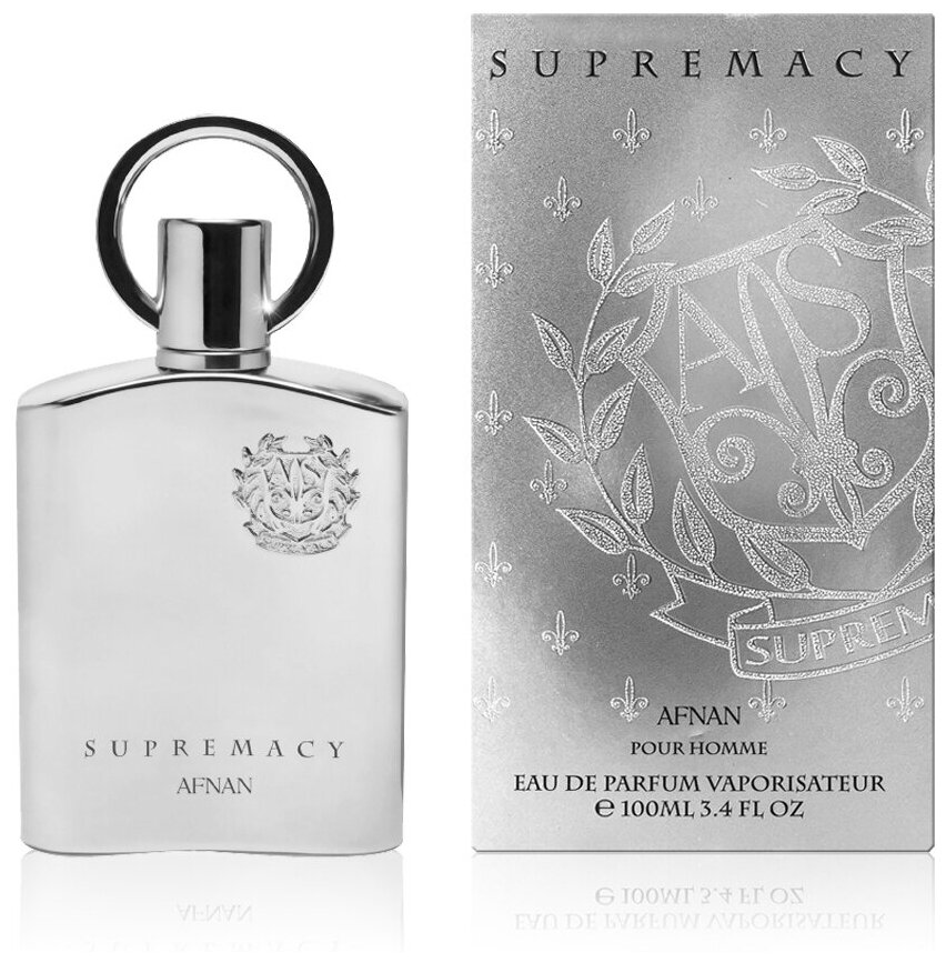 Парфюмерная вода Afnan SUPREMACY (SILVER) POUR HOMME мужская, 100 мл