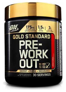 Фото Optimum Nutrition Gold Standard PRE-Work Out, 300 g (черничный лимонад)