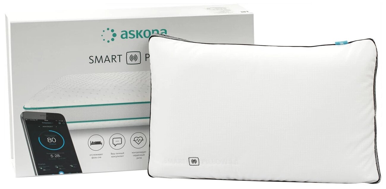Анатомическая подушка Askona (Аскона) Smart Pillow 3.0 M - фотография № 3