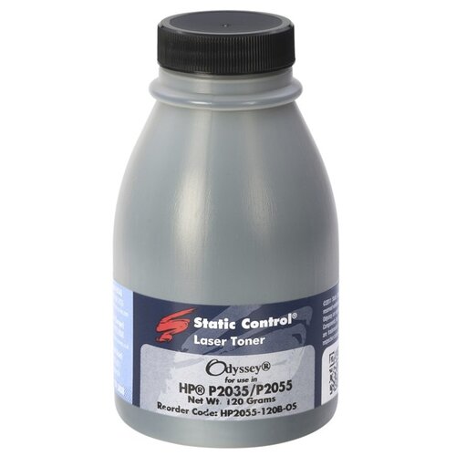 тонер static control для картриджей ce505a ce505x cf280a cf280x ce255a ce255x crg 724 crg 724h Тонер Static Control HP2055-120B-OS, черный