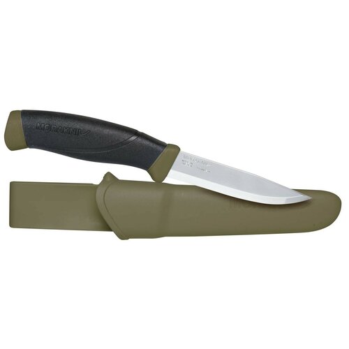 Нож фиксированный MORAKNIV Companion MG (нержавеющая сталь) черный/хаки нож фиксированный morakniv companion черный