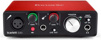 Внешняя звуковая карта Focusrite Scarlett Solo 2nd Gen USB