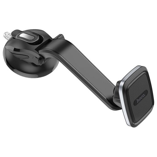 Автомобильный держатель для телефона на присоске магнитный Hoco CA45A Triumph - Черный