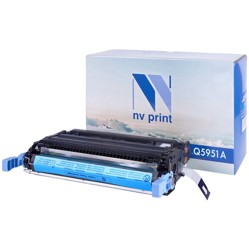 Картридж NV Print Q5951A для HP, 10000 стр, голубой картридж nv print cc531a cartridge718 cyan