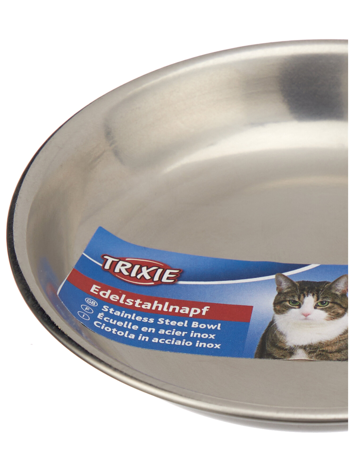 Trixie Миска металлическая для кошки 0,2 лф13 см 24680,07 кг49993