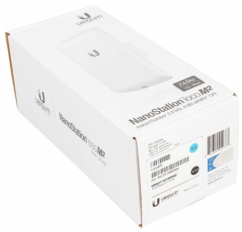 Точка доступа Ubiquiti NanoStation Loco M2 (LOCO-M2) - фото №7
