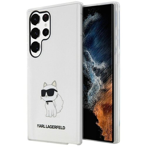 Чехол Lagerfeld NFT Choupette Hard для Galaxy S23 Ultra, прозрачный