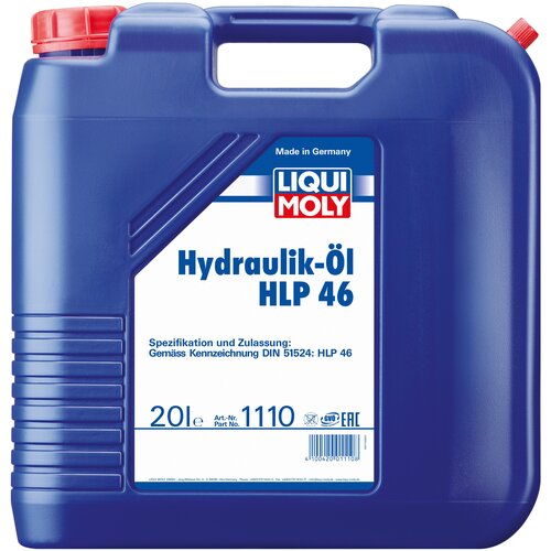 фото Гидравлическое масло liqui moly hydraulikoil hlp 46 20 л