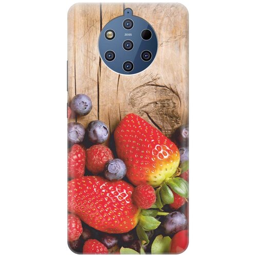 фото Cиликоновый чехол на nokia 9 pure view / нокиа 9 с принтом "дерево фруктов" gosso