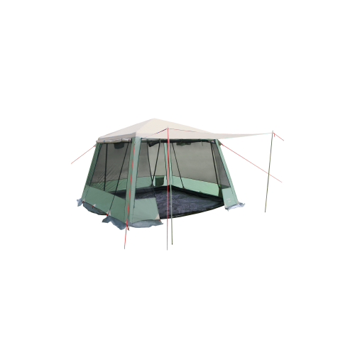 палатка btrace point 2 зеленый бежевый Палатка-шатер BTrace Grand (Зеленый/Бежевый)