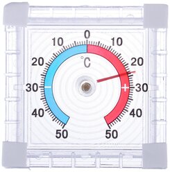 Термометр уличный, оконный, безртутный, с калибровкой точности температуры, с двусторонним скотчем