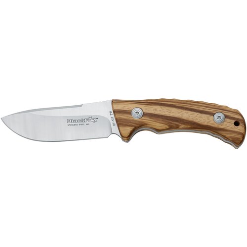 фото Нож fox knives 132 zw с чехлом бежевый/коричневый