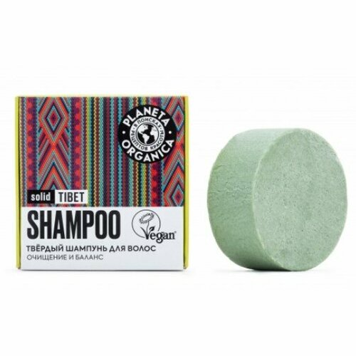 Купить Твёрдый шампунь для волос 'TIBET', очищение и баланс, 50 гр, Planeta Organica