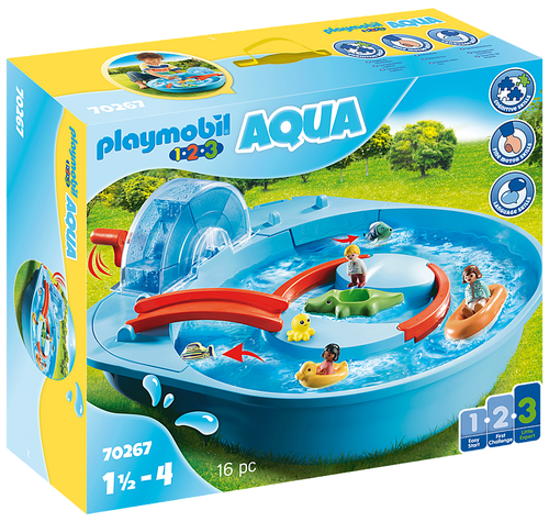 Playmobil 1-2-3 70267 Аквапарк, 16 дет.